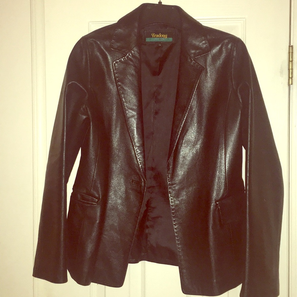 Genuine Black Leather Jacket | Fitted